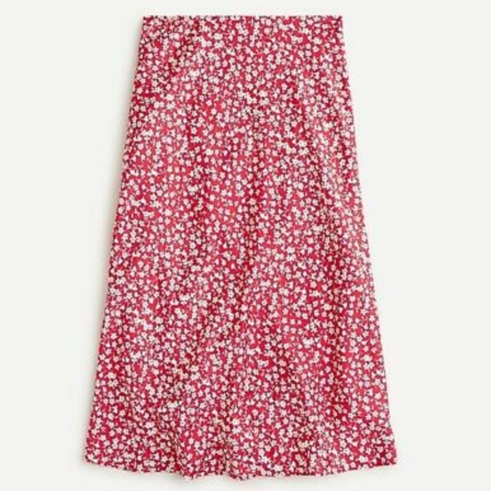 J. Crew Slip Skirt in Tossed Bouquet